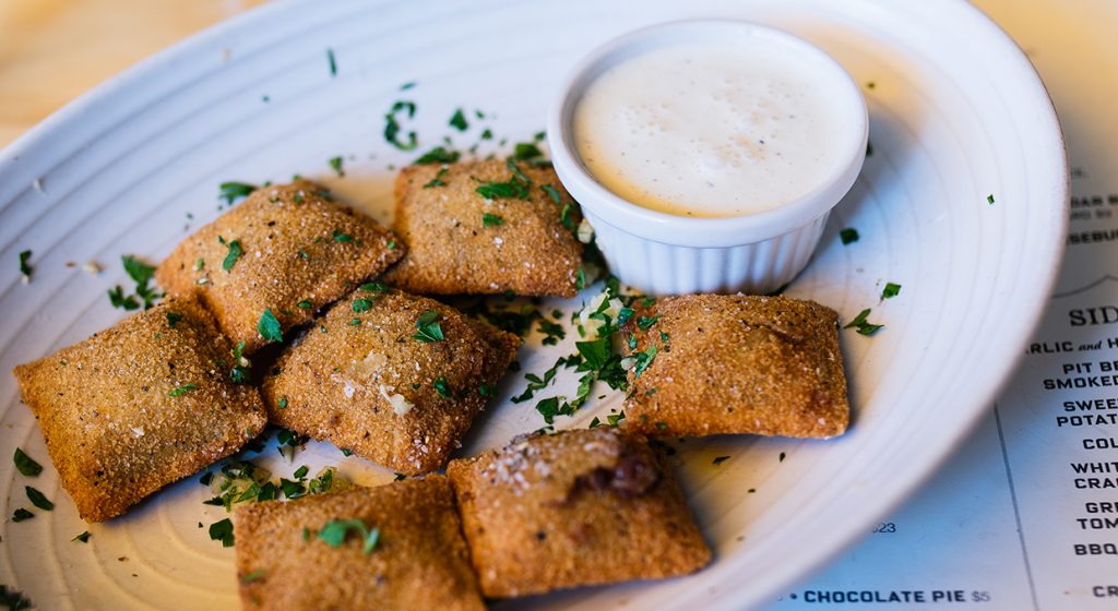 The Ultimate Guide to St. Louis BBQ 3 Fried ravioli with dipping sauce