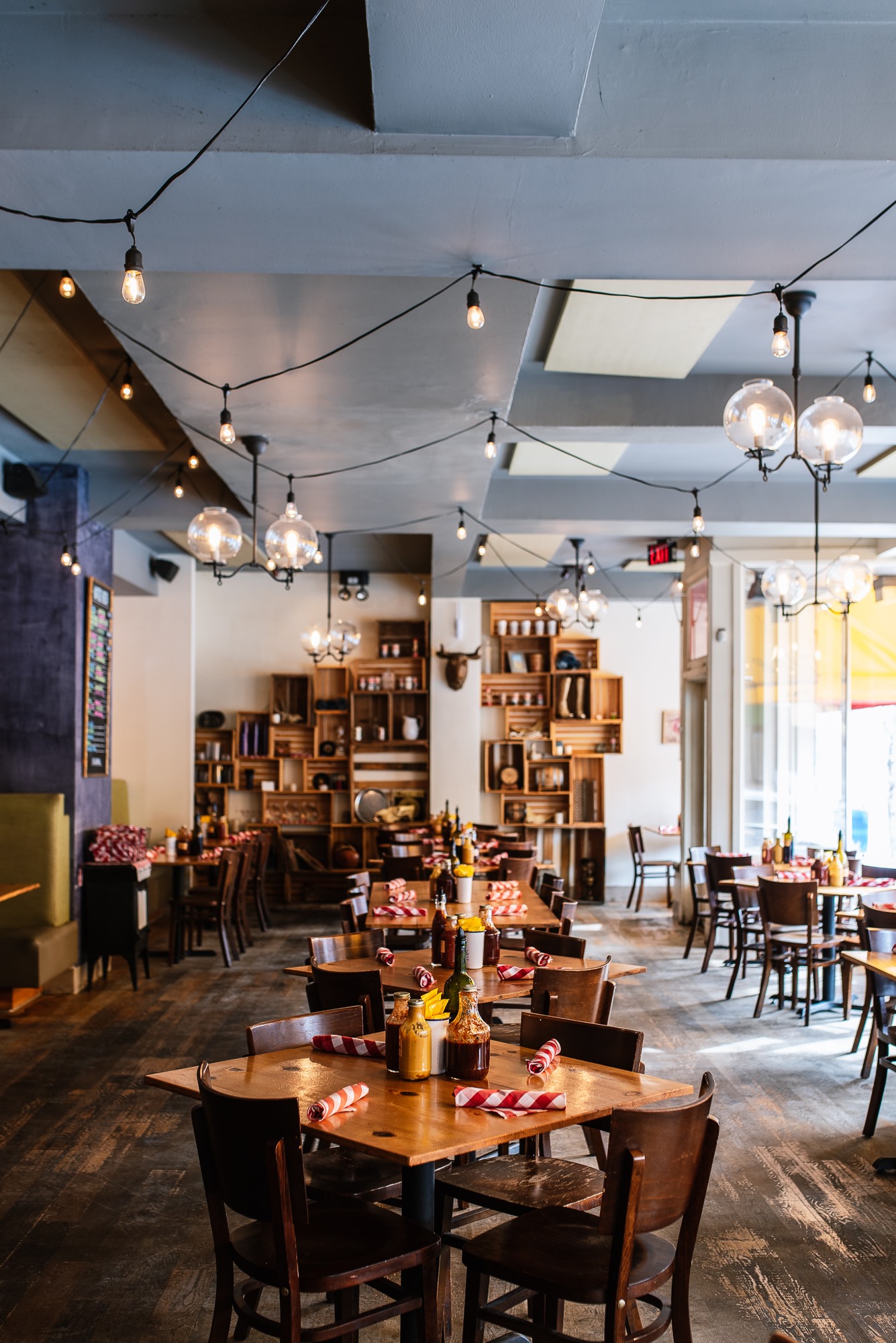 Salt + Smoke BBQ Delmar Loop University City St. Louis interior