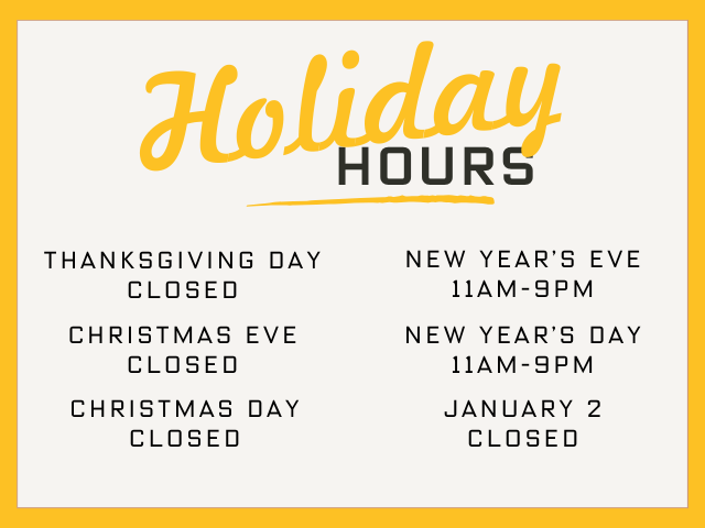 holiday hours 2023