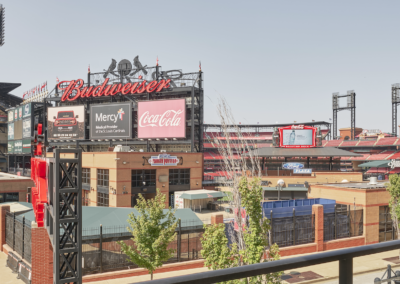 view of ballpark village st louis