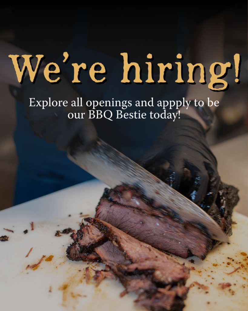 we're hiring sign with text that says apply today