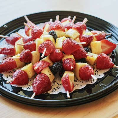 fruit skewers catering