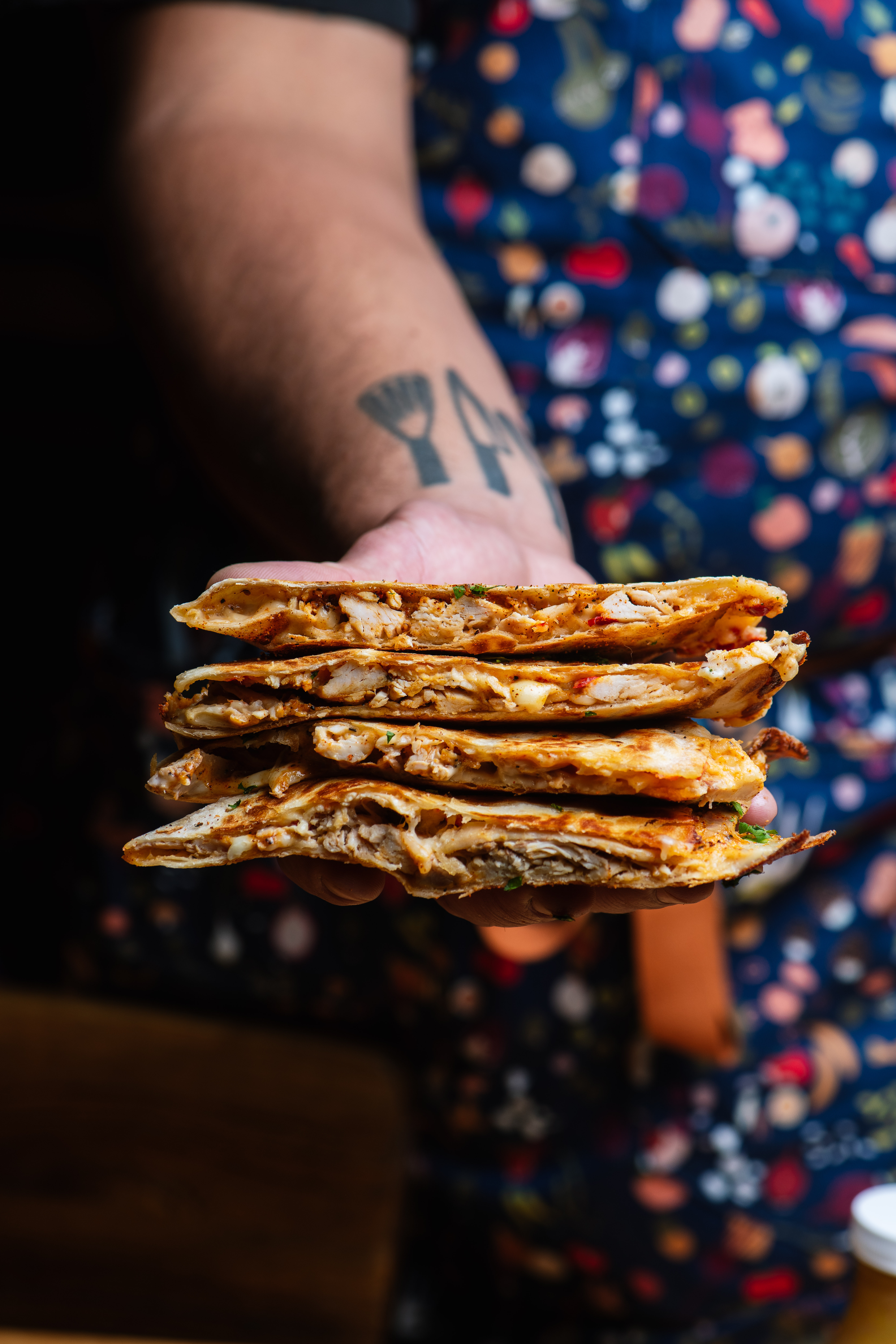 Quesadilla bbq birra