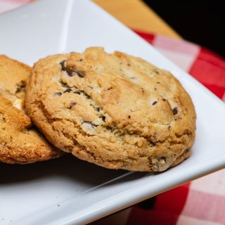 A chocolate chip cookie