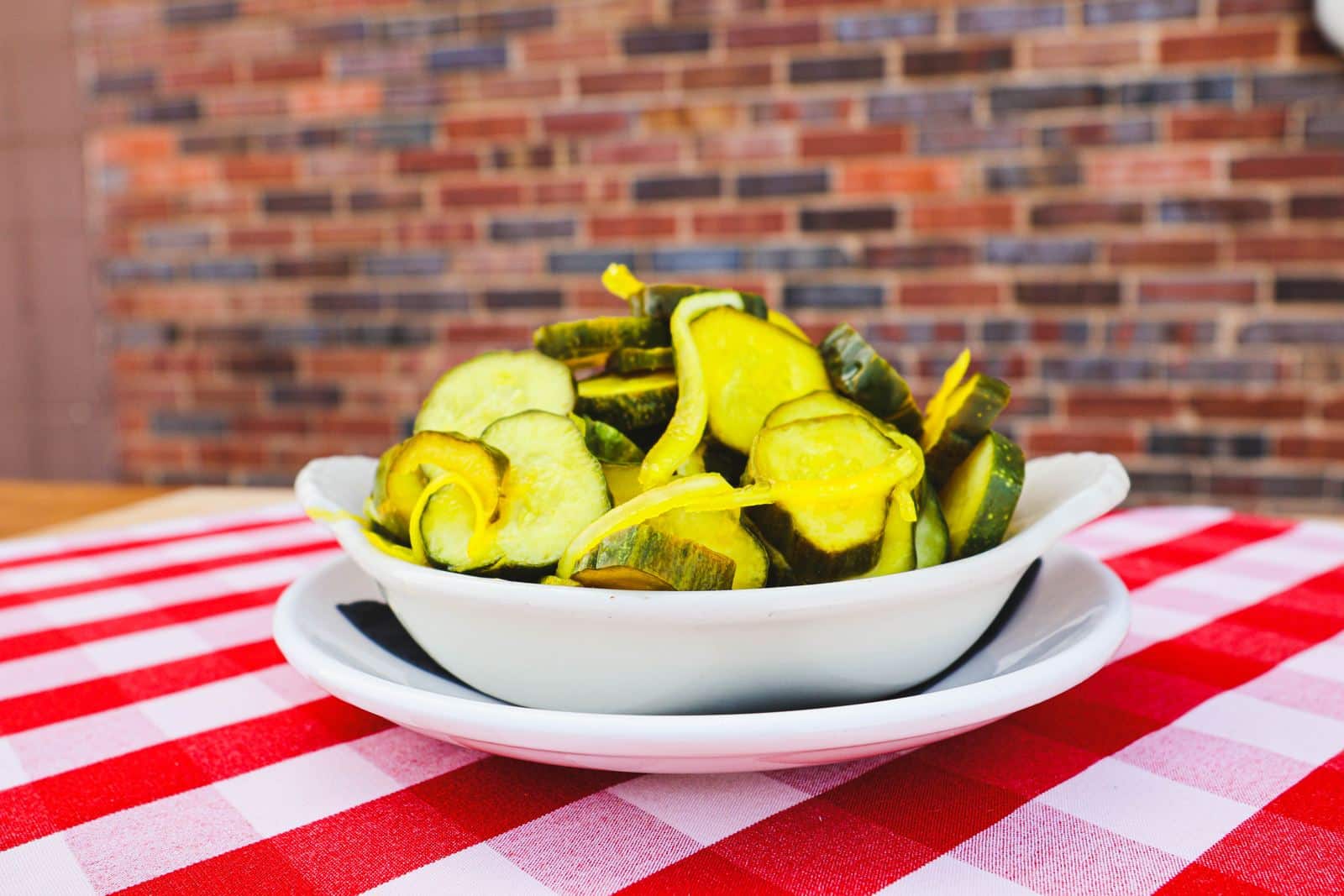 South County 10 Fried house pickles with flaxseed mayo