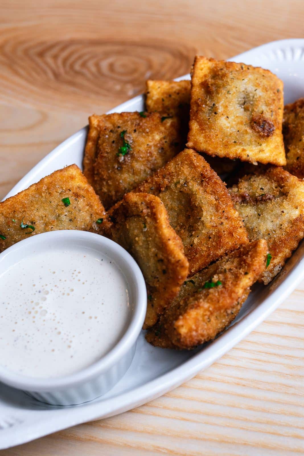 Menu 4 Burnt end toasted ravs